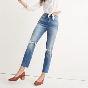 Madewell Tall High-Rise Slim Crop Boyjean